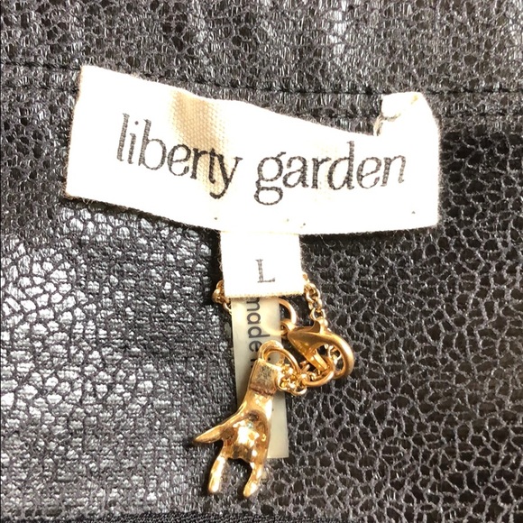 Liberty Garden vegan leather fringe skirt - Picture 11 of 13